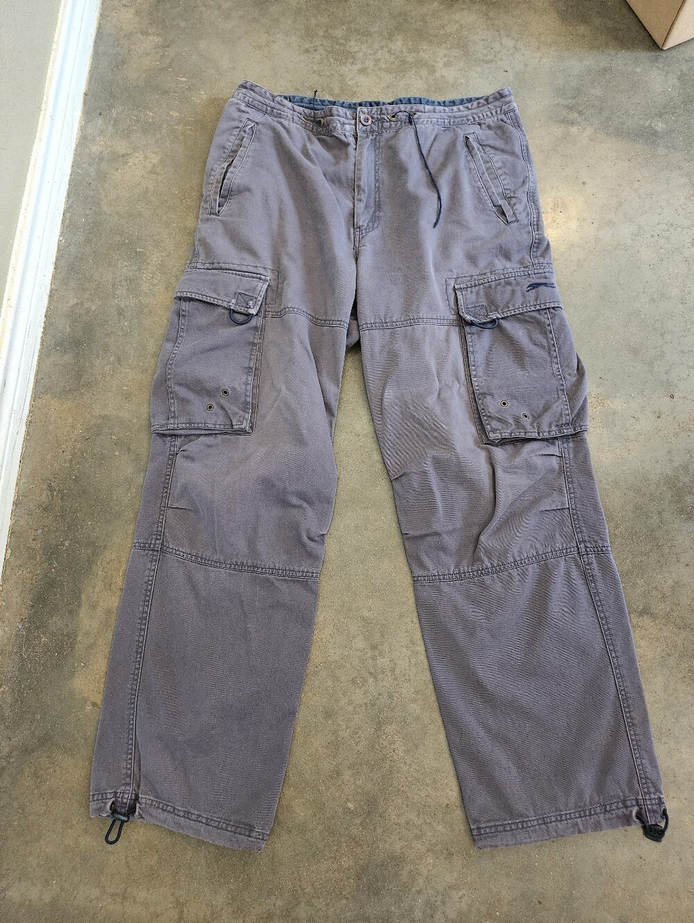 Kenvelo Generation KVL Grey Cotton Men's Cargo Military Style Pants M